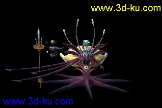 3D打印模型人鱼密境BOSS的图片