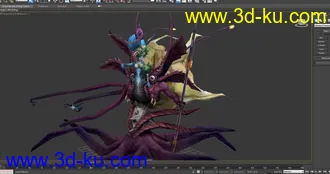 3D打印模型人鱼密境BOSS的图片