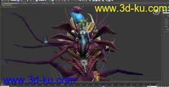 3D打印模型人鱼密境BOSS的图片