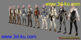 3D打印模型人物DDS图的图片