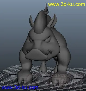 3D打印模型野猪的图片