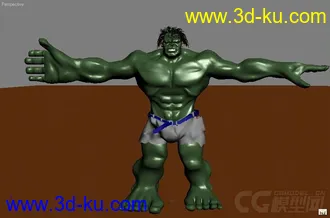 3D打印模型我自己的綠巨人，更猛烈的和醜陋的图片