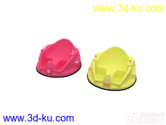 3D打印模型飞碟碰碰车的图片