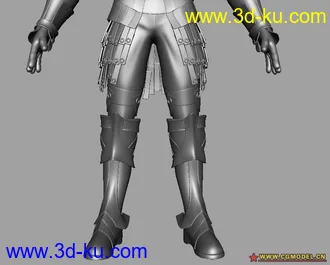 3D打印模型带铠甲的男人的图片