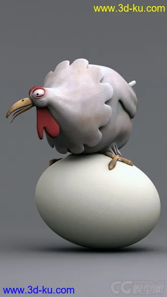 3D打印模型分享一只绑定好的鸡~~~~~非常不错的图片