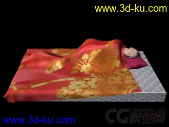 3D打印模型人体布料覆盖的图片