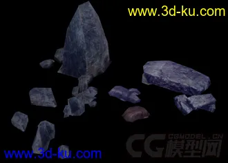 3D打印模型奇幻石头 西方题材石头的图片