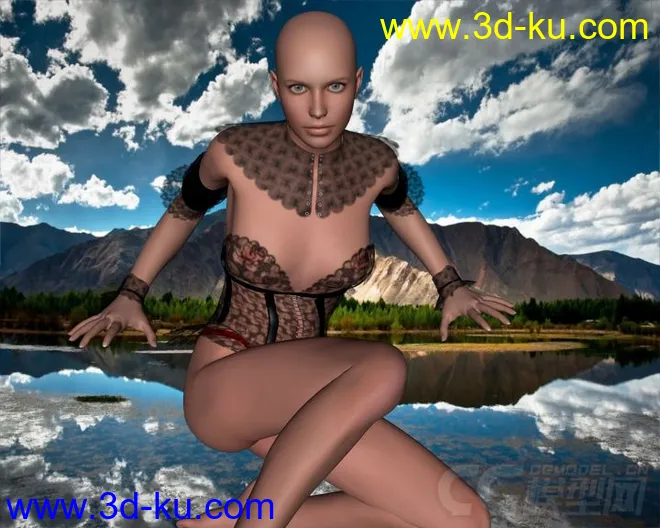 DAZ3D - Poser - Hot Sominas Delight for V4模型的图片5