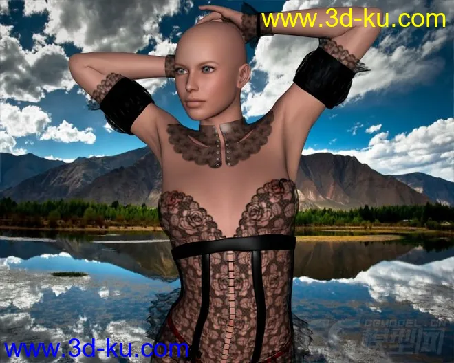 DAZ3D - Poser - Hot Sominas Delight for V4模型的图片7