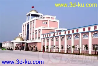 3D打印模型某工厂厂区的图片