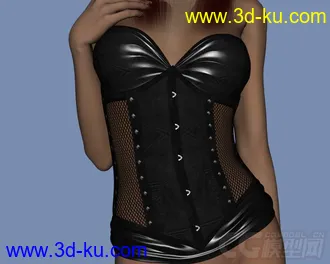 3D打印模型DAZ3D - Poser - LF Corset Donna, Nuova Donna, Caress for V4的图片