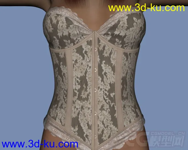 DAZ3D - Poser - LF Corset Donna, Nuova Donna, Caress for V4模型的图片10