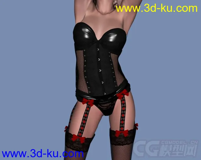 DAZ3D - Poser - LF Corset Donna, Nuova Donna, Caress for V4模型的图片16