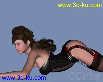 3D打印模型DAZ3D - Poser - LF Corset Donna, Nuova Donna, Caress for V4的图片
