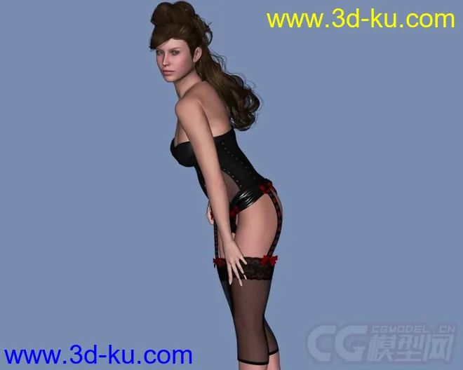 DAZ3D - Poser - LF Corset Donna, Nuova Donna, Caress for V4模型的图片24