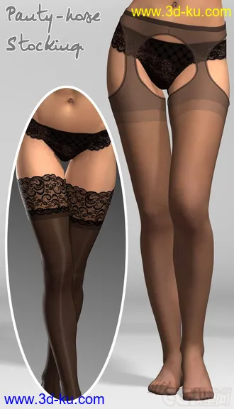 3D打印模型ro 98841 Suspenders Support Pantyhose的图片