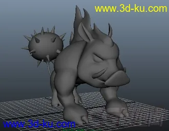 3D打印模型野猪的图片