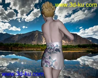 3D打印模型3D age- Sexy Dress II for V4 + Double Deal的图片