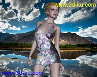 3D打印模型3D age- Sexy Dress II for V4 + Double Deal的图片