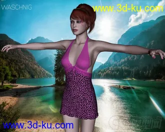 3D打印模型3D age- Sexy Dress II for V4 + Double Deal的图片