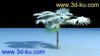 3D打印模型雪景-树的图片