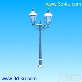 3D打印模型雪景-景观灯的图片