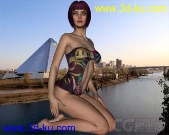 3D打印模型DAZ3D - Poser - Tango Swimwear G2F的图片