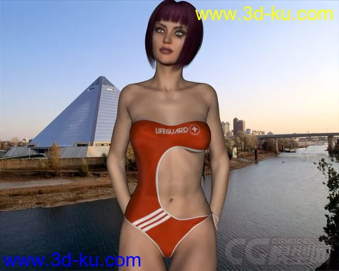 DAZ3D - Poser - Tango Swimwear G2F模型的图片13