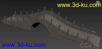 3D打印模型以前做的一个石桥的图片