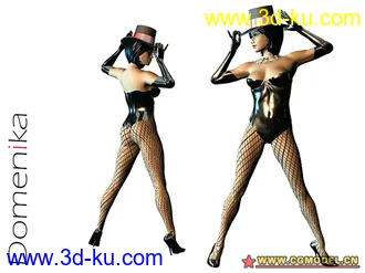 3D打印模型Domenika舞女的图片