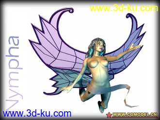 3D打印模型蝴蝶女的图片