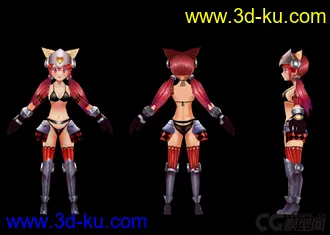 3D打印模型萌妹子的图片