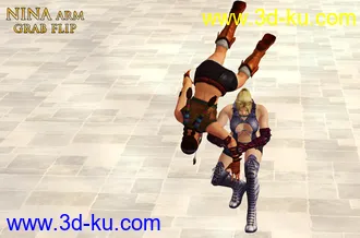 3D打印模型Nina Williams Pose Collection(1_10)的图片