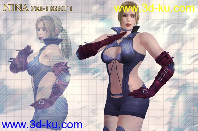 Nina Williams Pose Collection(1_10)模型的图片5