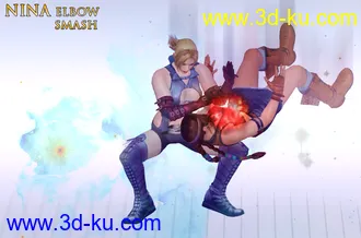 3D打印模型Nina Williams Pose Collection(1_10)的图片