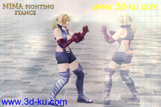 Nina Williams Pose Collection(1_10)模型的图片11