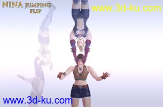 3D打印模型Nina Williams Pose Collection(1_10)的图片