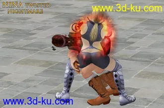 3D打印模型Nina Williams Pose Collection(21_30)的图片