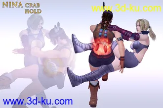 3D打印模型Nina Williams Pose Collection(21_30)的图片