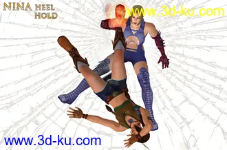 3D打印模型Nina Williams Pose Collection(21_30)的图片