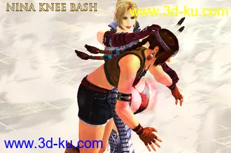 3D打印模型Nina Williams Pose Collection(21_30)的图片