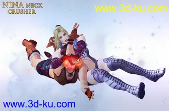 3D打印模型Nina Williams Pose Collection(21_30)的图片