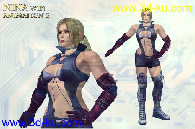 Nina Williams Pose Collection(31_36)模型的图片6