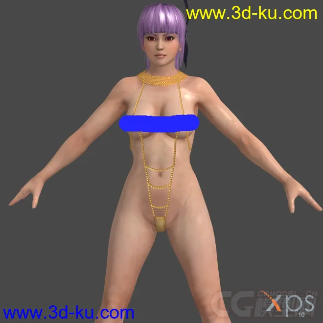 DOA5-X2_Ayane_AquamarineSwimsuit_TRDaz模型的图片1