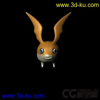 3D打印模型数码宝贝，巴达兽的图片