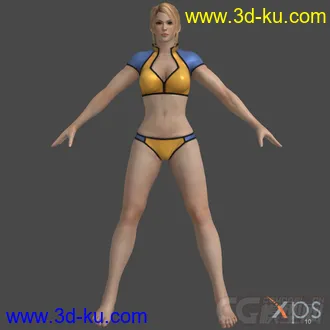 3D打印模型DoA5_SarahTropicalSexyDLC的图片