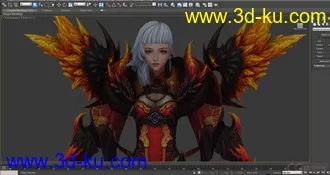 3D打印模型人物设计   女角色的图片