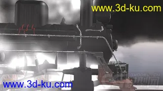 3D打印模型老火车的图片