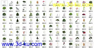 3D打印模型植物素材图137个的图片