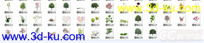 植物素材图137个模型的图片2